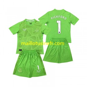 Maillot de Foot Everton Pickford 1 Gardien Domicile 2024-25 - Enfant